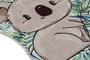 Conceptum Alfombra de pasillo Koala Shape Multicolor 80 x 100 cm
